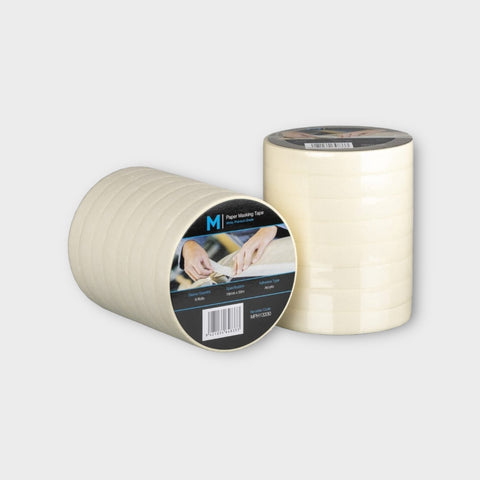 General Purpose Masking Tape - Cream, 18mm x 50m x 130mu (Box Of 96)