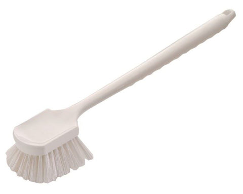 Long Gong Scrubbing Brush - White, 400mm Handle