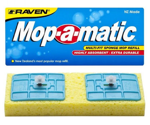 Mop-a-Matic Standard Mop Head - Yellow, 220mm x 22mm x 1200mm