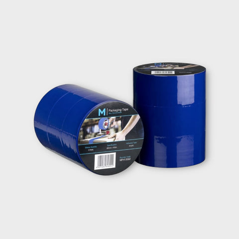 Premium Acrylic Packaging Tape - Blue, 48mm x 100m x 55mu (Box Of 36)