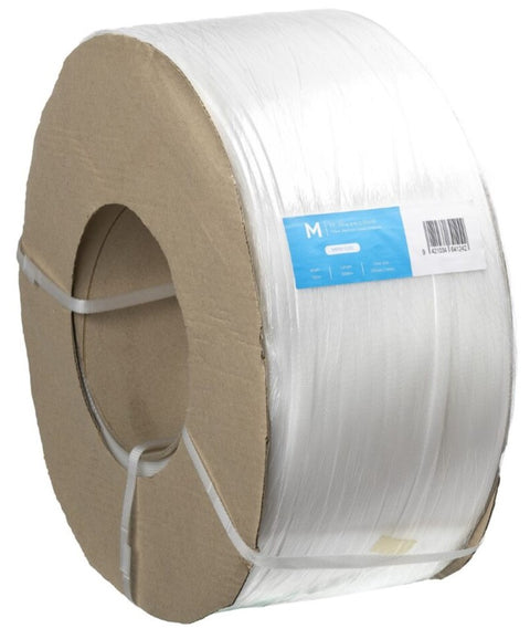 Polypropylene Machine Strapping Band Clear,12mm x 3000mt, 120kgf