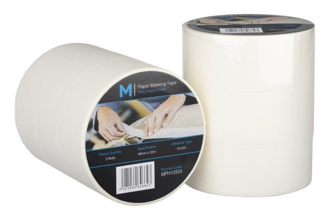 General Purpose Masking Tape - Cream, 48mm x 50m x 130mu (Box Of 36)