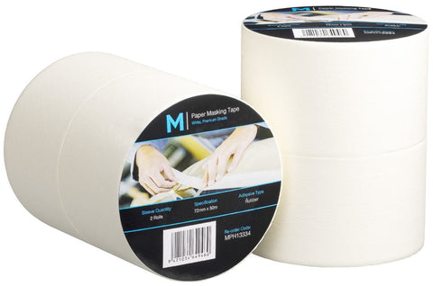 General Purpose Masking Tape - Cream, 72mm x 50m x 130mu (Box Of 24)