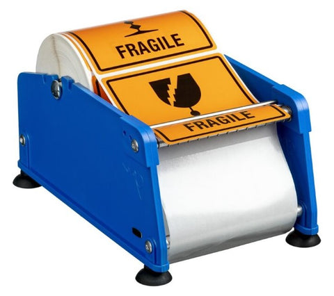 Adhesive Label Dispenser - Blue, 100mm Width *Fits 1 Roll