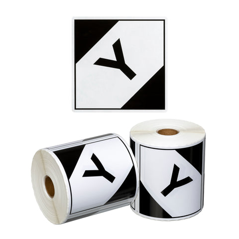 Dangerous Goods Label Limited Quantity Airfreight - White/Black, 99mm x 99mm(Roll Of 500)