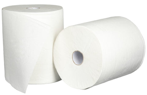 Roll Feed Paper Towel - White, 210mm x 150m, 2 Ply, 40gsm, FSC Mix® (Pack Of 6 Rolls)