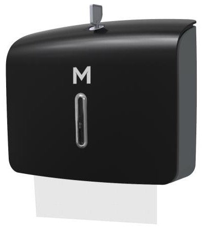 Mini Slimfold Towel Dispenser - Black, 300 Sheet Capacity