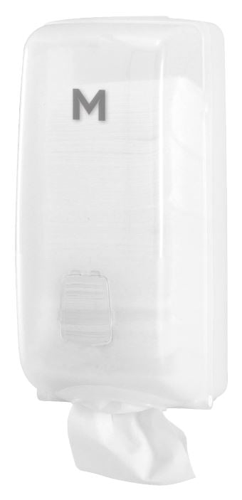 Eco Interleave Tissue Dispenser - White, 700 Sheet Capacity