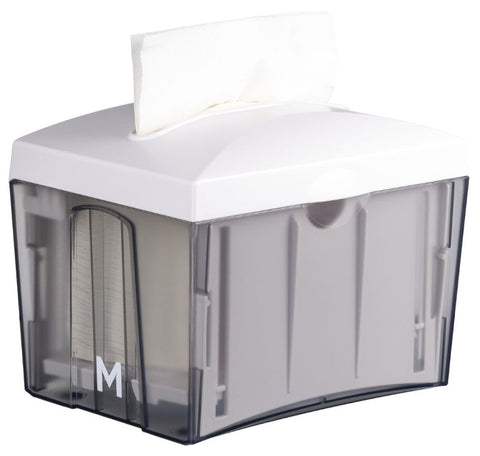 Tabletop Napkin Dispenser - White, 500 Sheet Capacity