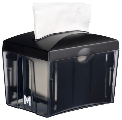 Tabletop Napkin Dispenser - Black, 500 Sheet Capacity