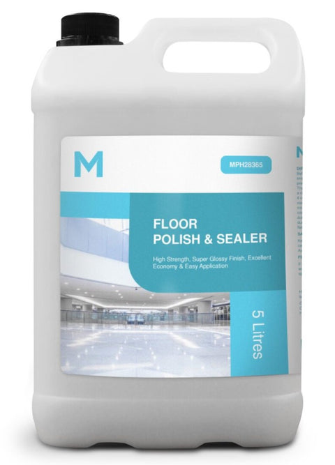 2 X Floor Polish & Sealer - Clear, 5L Refill Bottle