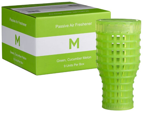 Passive Air Freshener - Green, Cucumber Melon (Box Of 9)