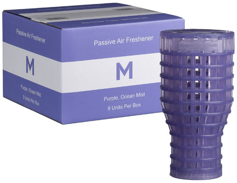 Passive Air Freshener - Purple, Ocean Mist (Box Of 9)