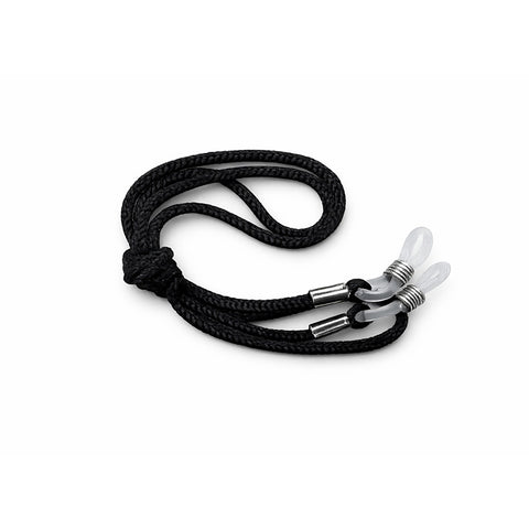 Base Safety Glass Strap, Black, Elastic Secure, Pack of 12