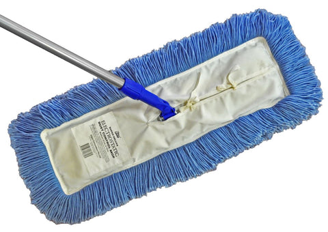 Dust Control Mop Complete - Blue,610mm x 25mm x 1400mm