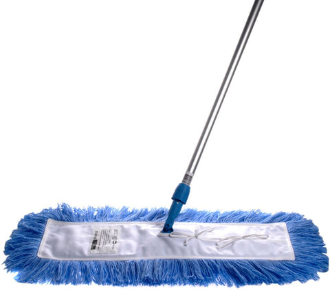 Dust Control Mop Complete - Blue, 910mm x 25mm x 1400mm