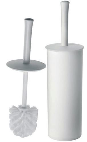 Enclosed Toilet Tidy Set - White, Plastic (Box Of 6)