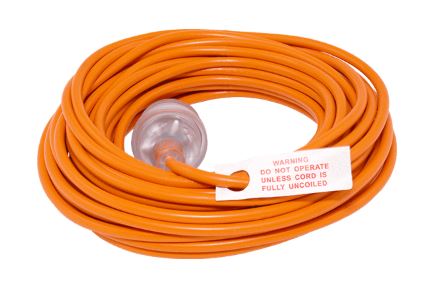 Extension Lead - Orange, 20m