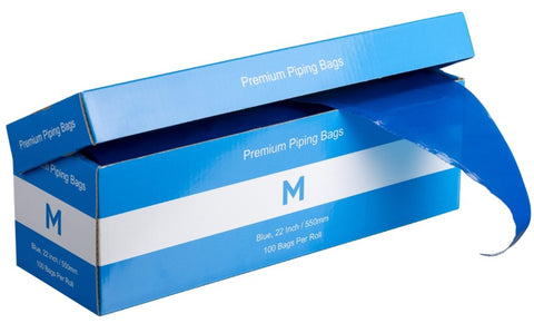 Premium Piping Bags Dispenser Box, Blue, 305mm / 12 Inch(Box Of 100 Bags)(Carton Of 5 Boxes)