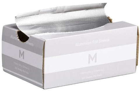 Premium Foil Sheets Small - Silver, 175mm x 225mm x 15mu,500 Sheets(Box Of 6 Dispensers)