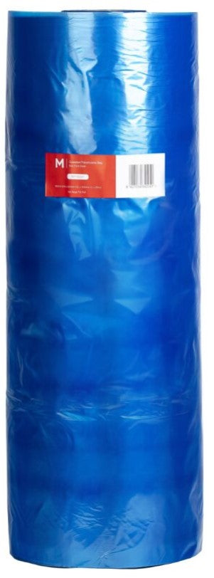 POR Gusseted Polyethylene Bag - Blue, 650mm x 350mm x 650mm x 30mu (Roll Of 500)