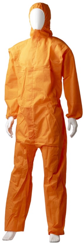 SMS Coverall Type 5/6 - Orange, 4XL, 50gsm (Box Of 12) *Breathable Coverall