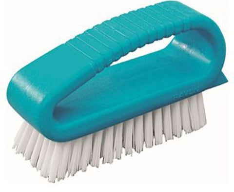 Loop Scrubbing Brush - Blue, Rear Scraper