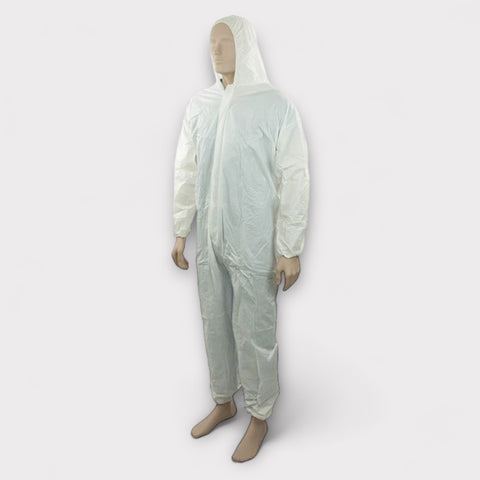 Microporous Coverall Type 5/6 - White, S, 55gsm (Box Of 16) *Water Resistant Coverall