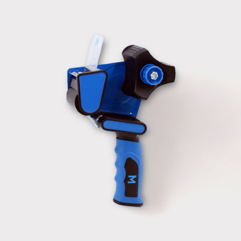 Pistol Grip Magnet Tape Dispenser - Blue/Black, 76mm Core / 48mm Wide