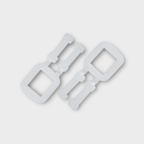 Polypropylene Buckles - White, Light Duty, 12mm (Pack Of 1000)