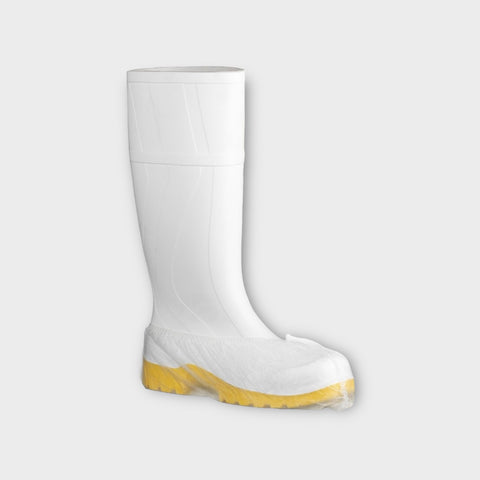 Polypropylene Shoe Covers - White, 200mm x 400mm, 25gsm(Box Of 600)